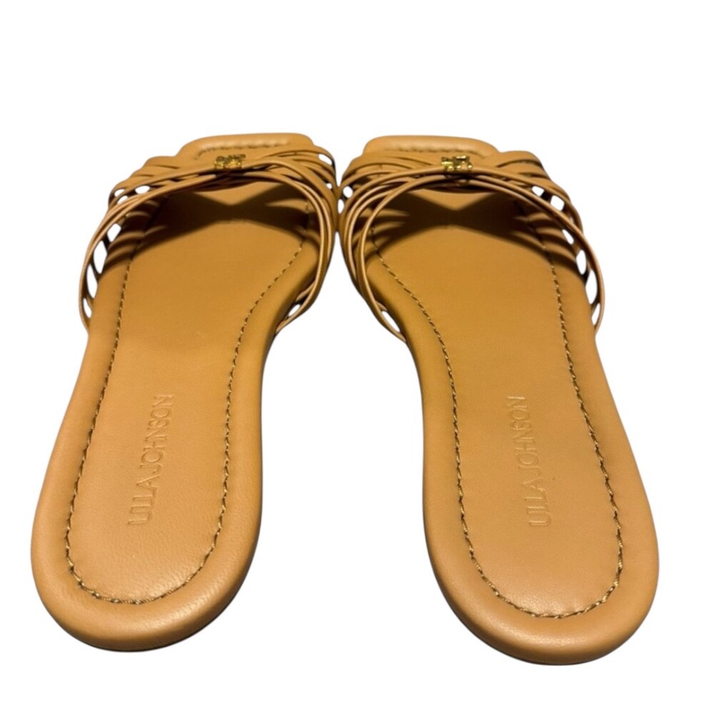 Ulla Johnson Althea Cage Sandals in Pecan Brown - Picture 5 of 10